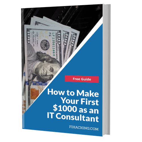 How to Make Your First 1000 as an IT Consultant eBook Cover